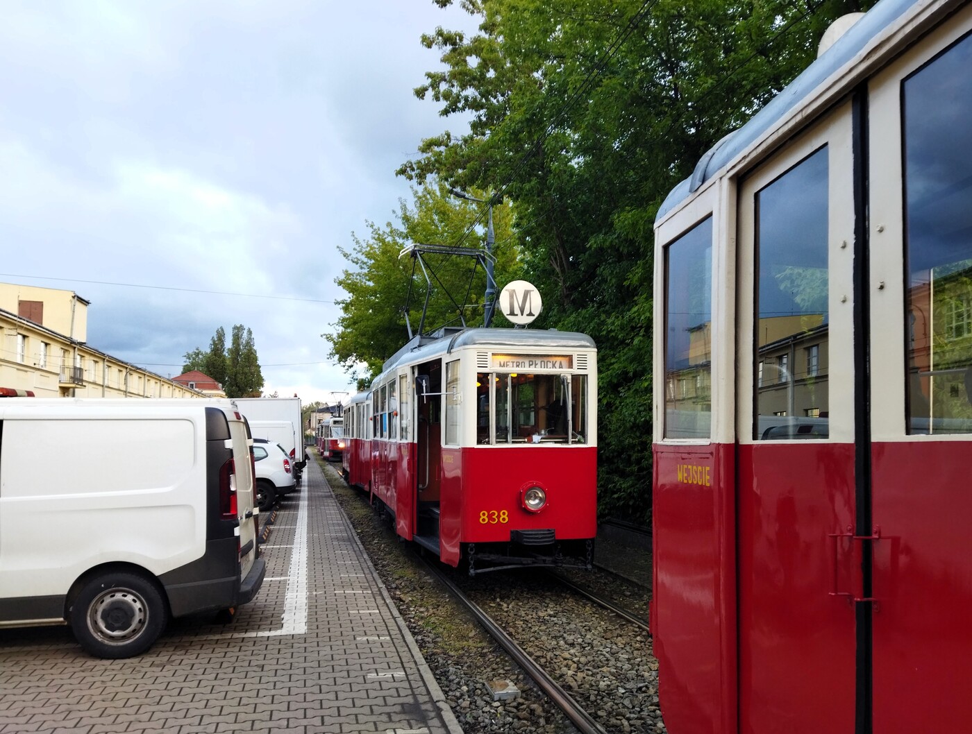 Варшава, Konstal 4Nj № 838; Варшава — Ночь музеев