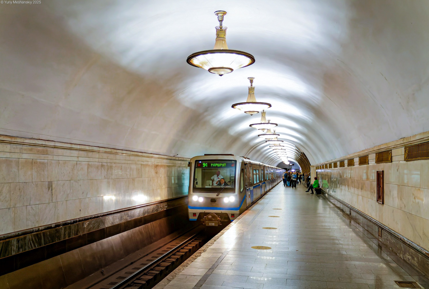 Москва, 81-740.4 «Русич» № 0319; Москва — Праздничные мероприятия, выставки подвижного состава и Парад поездов к 90-летию Московского метрополитена 15 — 18 мая 2025