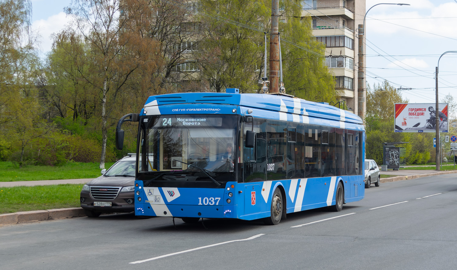 Санкт-Петербург, Тролза-5265.08 «Мегаполис» № 1037