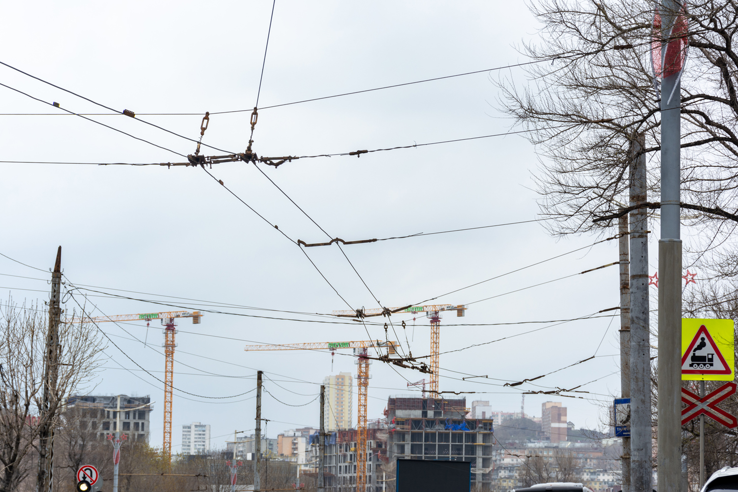 Владивосток — Закрытые маршруты и остатки троллейбусной инфраструктуры