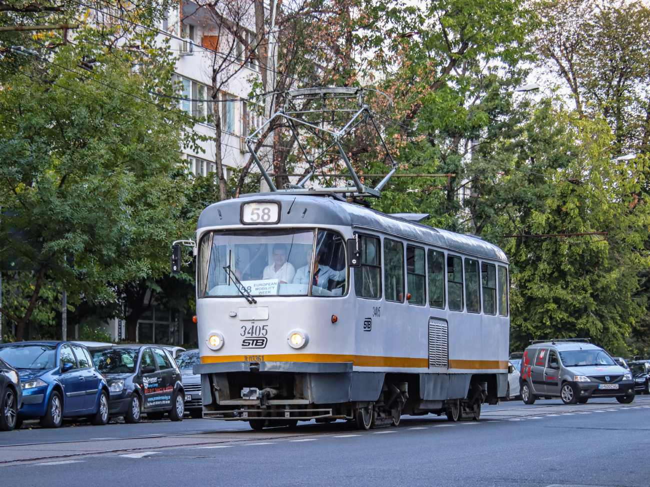 Bucureşti - Ilfov, Tatra T4R Nr. 3405; Săptămâna Europeană a Mobilității în România