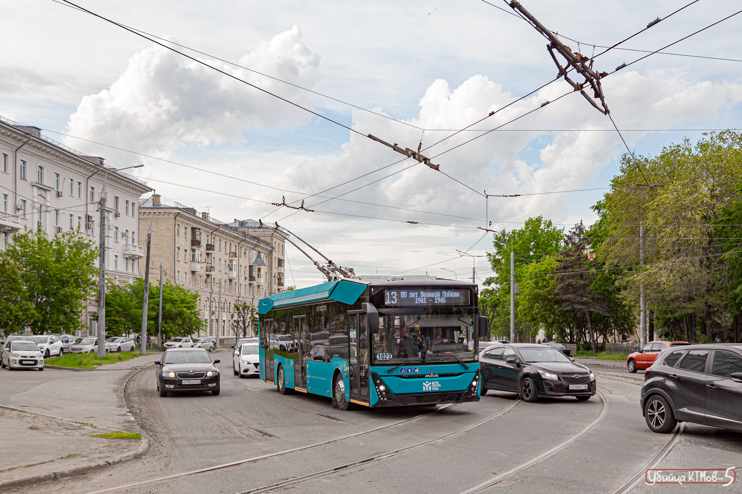 Казань, МАЗ-303Т22 № 1023