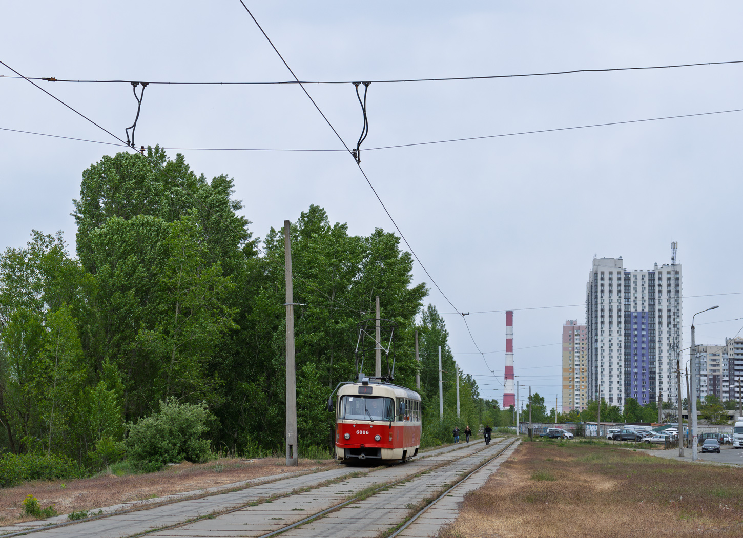 Киев, Tatra T3SUCS № 6006; Киев — Трамвайные линии: Дарницкая сеть