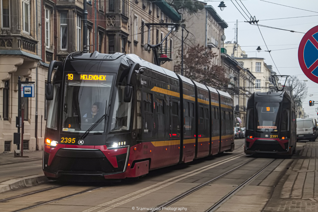 Лодзь, Modertrans Moderus Gamma LF 06 AC № 2395 Лодзь, Modertrans Moderus Gamma LF 06 AC № 2395