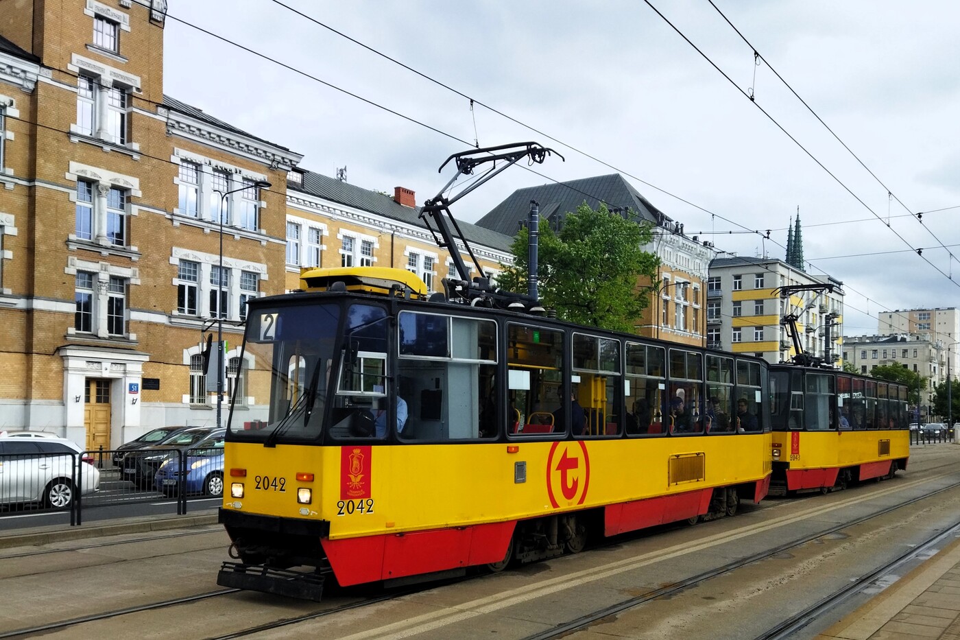 Варшава, Konstal 105N2k № 2042