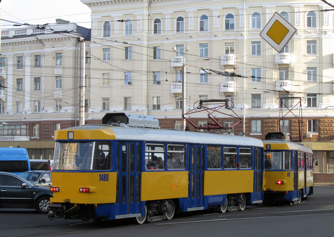Днепр, Tatra T4D-M1 № 1480