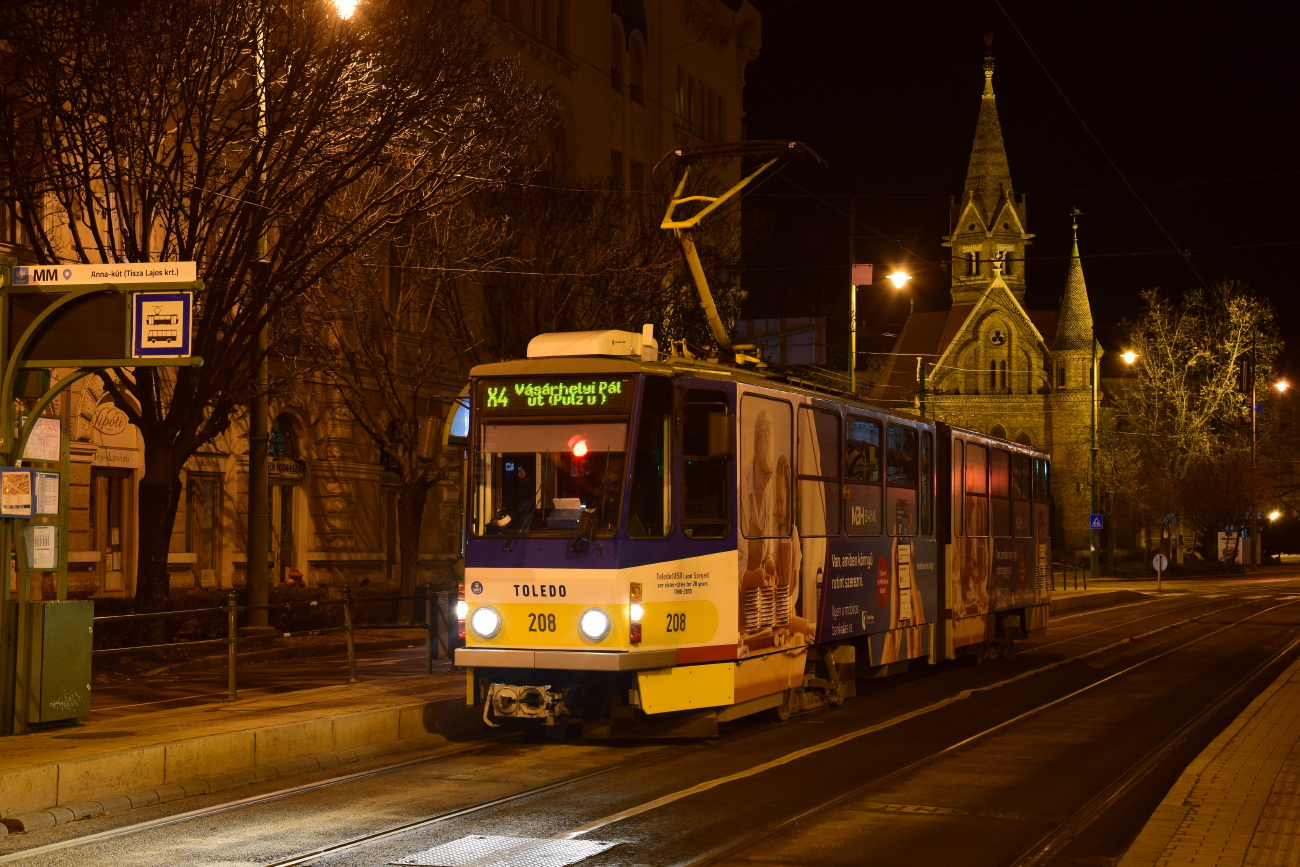 Сегед, Tatra KT4DMC № 208