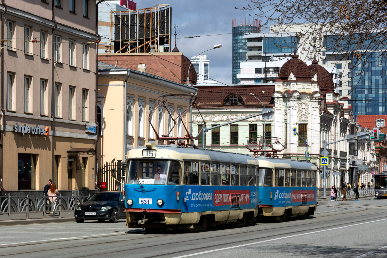 Екатеринбург, Tatra T3SU № 531