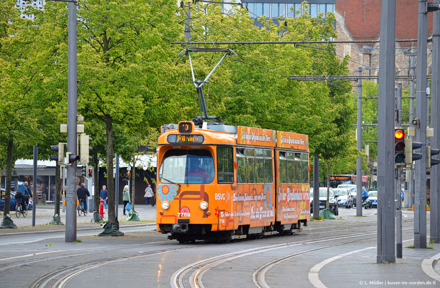 Брауншвейг, LHB GT6 № 7756 Брауншвейг, LHB GT6 № 7756