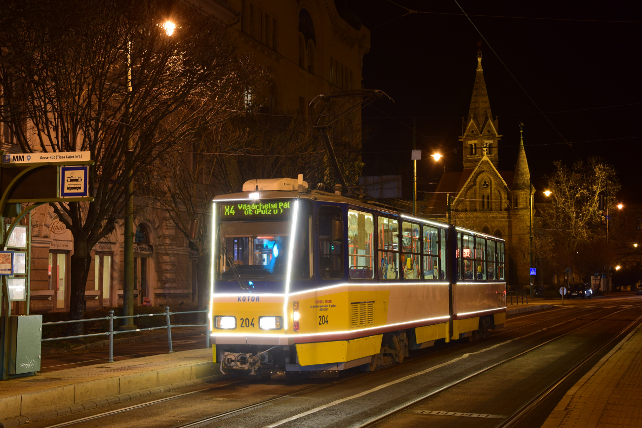 Szeged, Tatra KT4DMC № 204