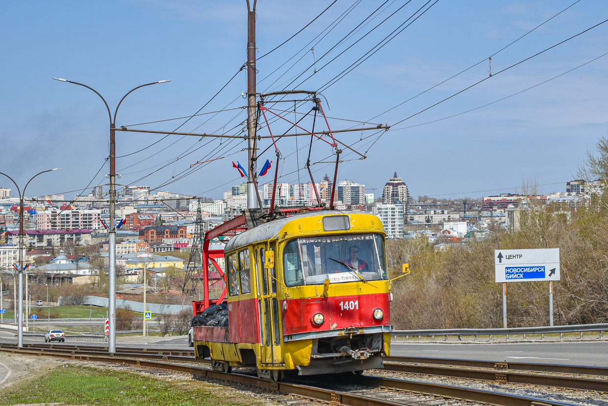 Barnaul, Tatra T3SU (2-door) nr. 1401