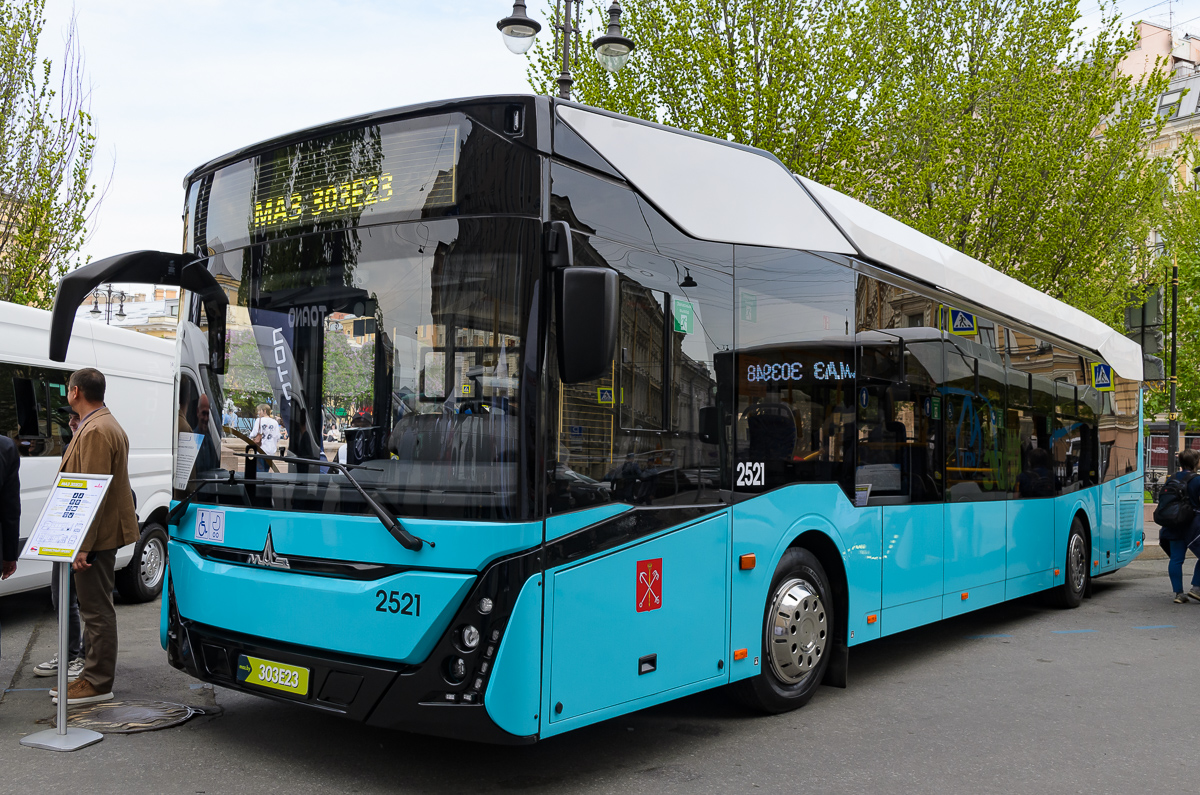 Санкт-Петербург, МАЗ-303Е23 № 2521; Санкт-Петербург — Фестиваль «ТранспортФест — 2025»