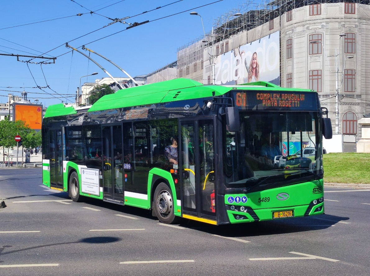 Bukurešť - Ilfov, Solaris Trollino IV 12 Medcom č. 5489