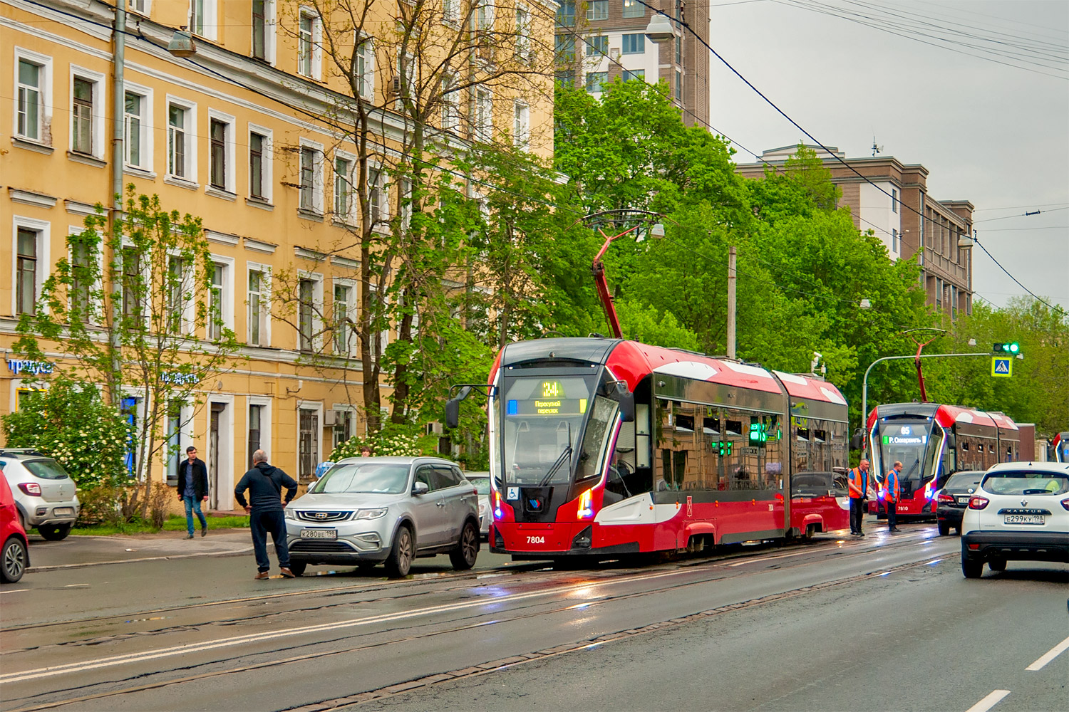 Saint-Petersburg, 71-923M “Bogatyr-M” № 7804; Saint-Petersburg — Incidents