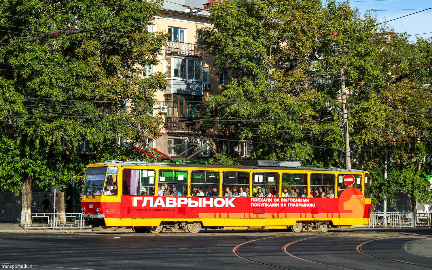 Barnaul, Tatra T6B5SU Nr 3206