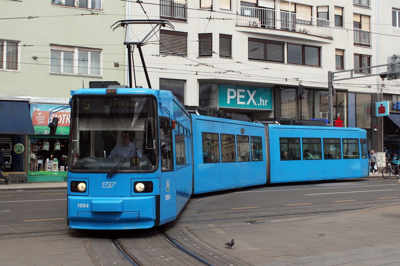 Загреб, Adtranz GT6M № 1004