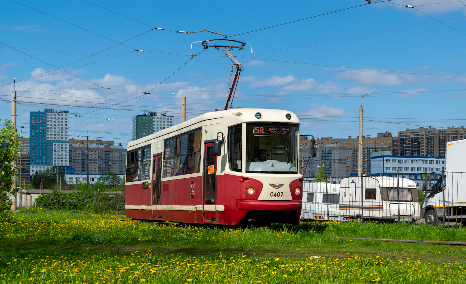 Санкт-Петербург, ЛМ-68М2 (мод. СПб ГЭТ) № 0407