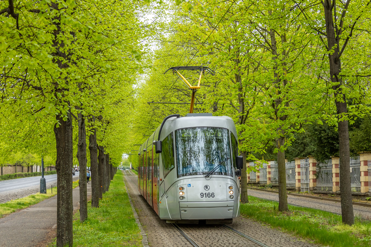 Прага, Škoda 14T Elektra № 9166