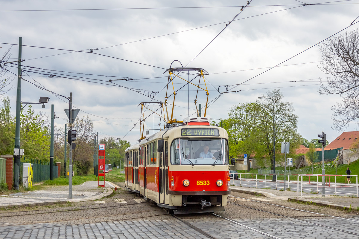 Прага, Tatra T3R.P № 8533