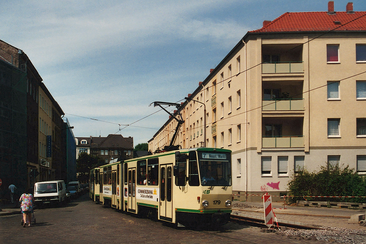 Brandenburg an der Havel, Tatra KT4DM # 179; Brandenburg an der Havel — Old photos • Alte Fotos