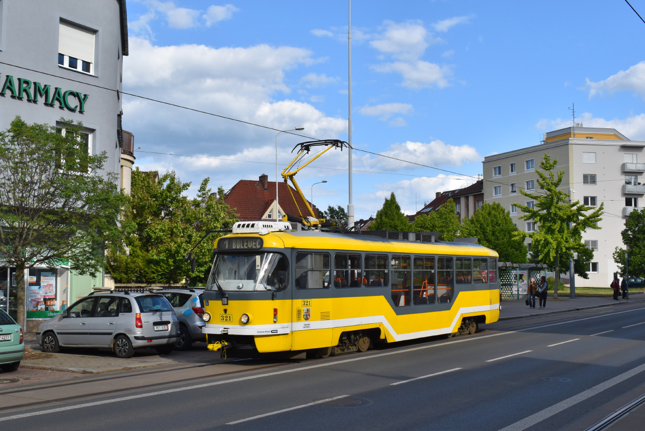 Пльзень, Tatra T3R.PLF № 321