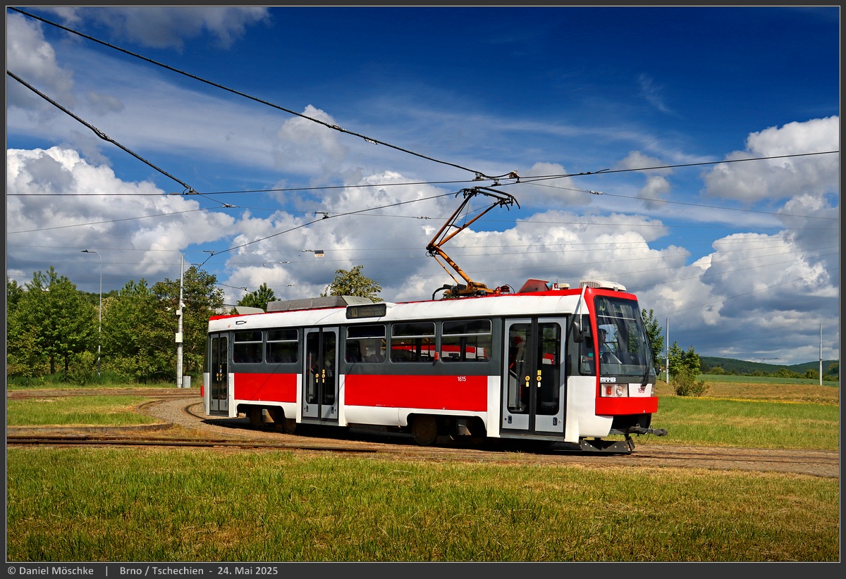 Brno, Tatra T3R (1995) № 1615