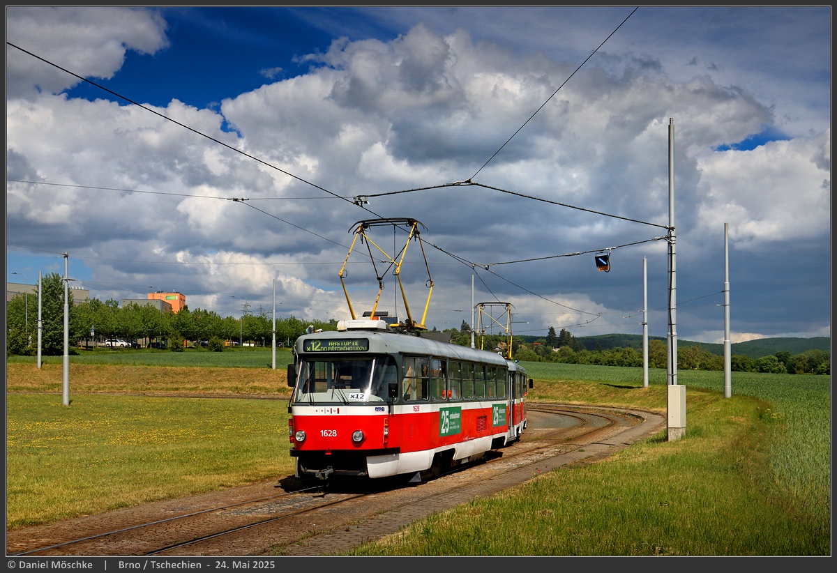 Брно, Tatra T3P № 1628