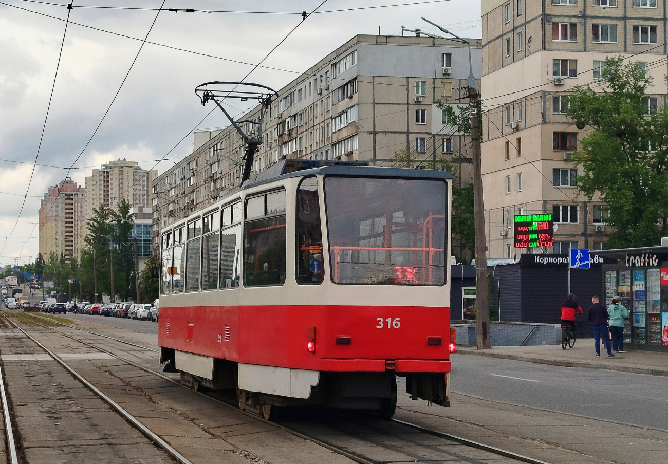 Kiev, Tatra T6A5 Nr. 316
