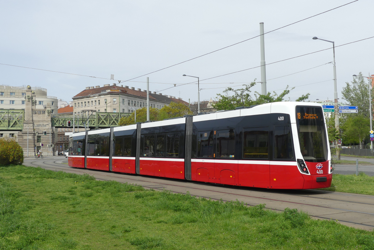 Вена, Bombardier Flexity Wien (Type D) № 400