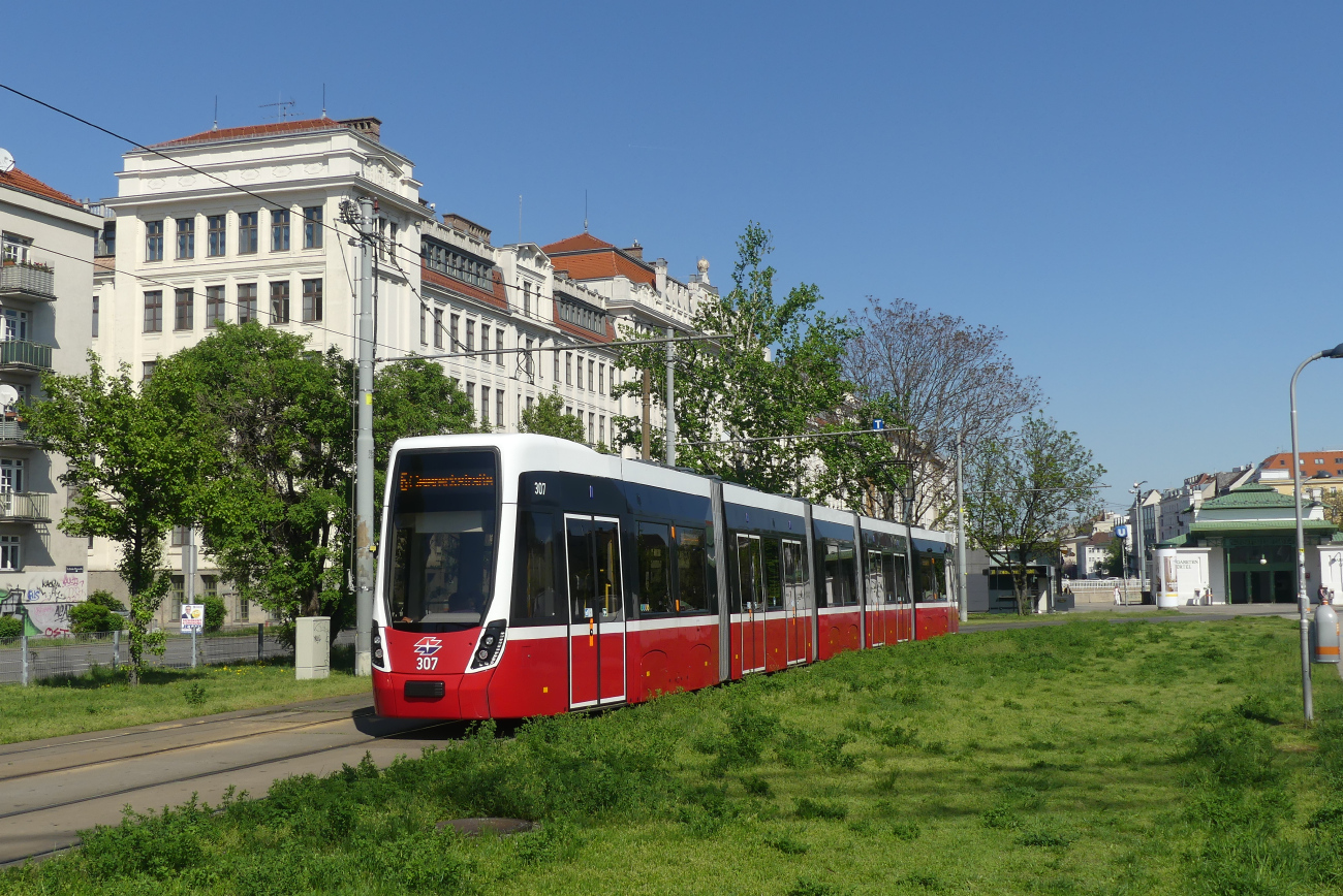 Вена, Bombardier Flexity Wien (Type D) № 307 Вена, Bombardier Flexity Wien (Type D) № 307