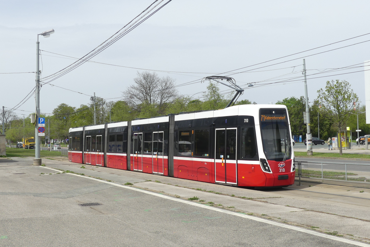 Vienna, Bombardier Flexity Wien (Type D) č. 310 Vienna, Bombardier Flexity Wien (Type D) č. 310
