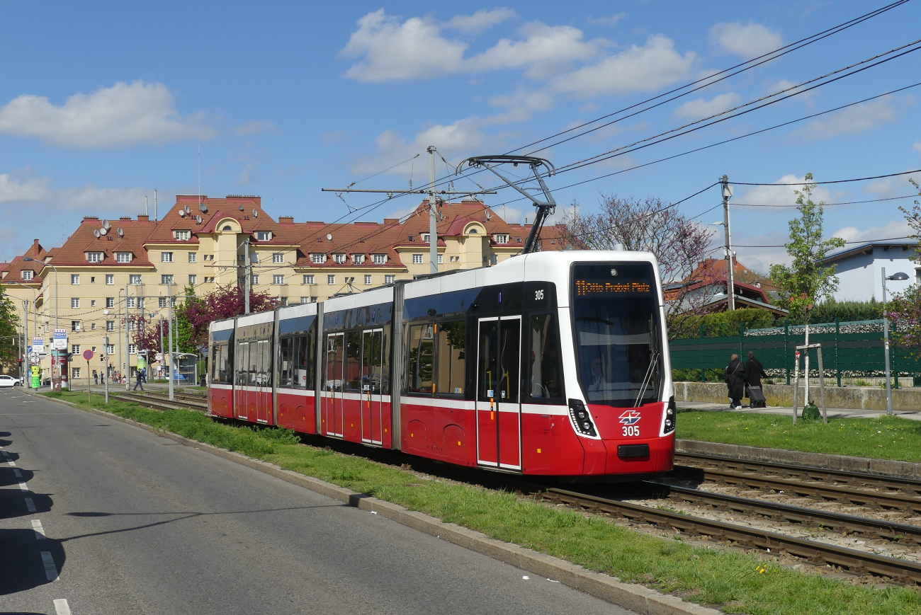 Вена, Bombardier Flexity Wien (Type D) № 305 Вена, Bombardier Flexity Wien (Type D) № 305