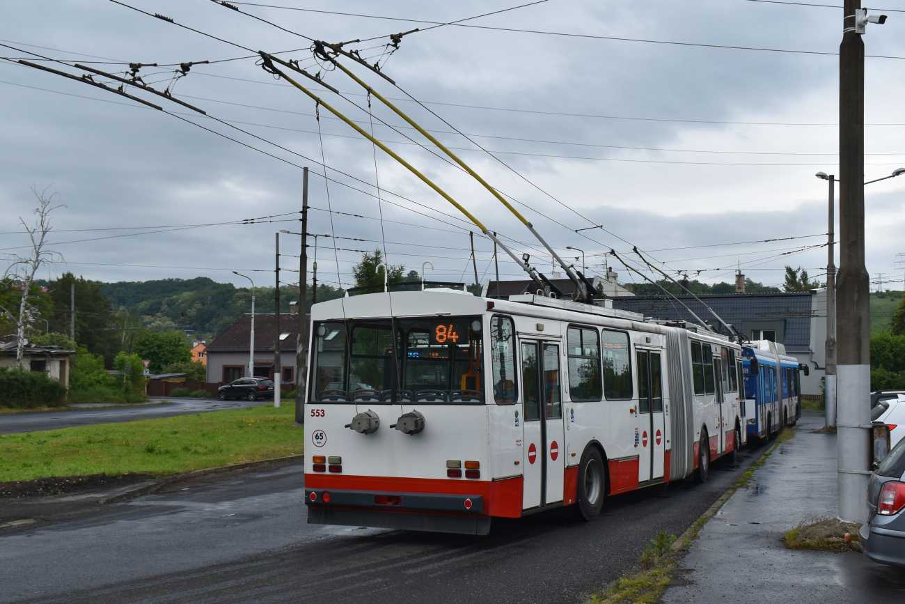 Усти-над-Лабем, Škoda 15Tr12/6 № 553; Усти-над-Лабем — «Историческое воскресенье» — Эксплуатация исторических ТС (Škoda 15Tr, Škoda 22Tr и Tedom C12D)