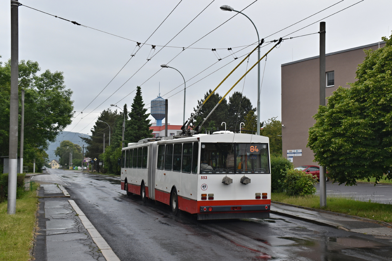 Усти-над-Лабем, Škoda 15Tr12/6 № 553; Усти-над-Лабем — «Историческое воскресенье» — Эксплуатация исторических ТС (Škoda 15Tr, Škoda 22Tr и Tedom C12D)