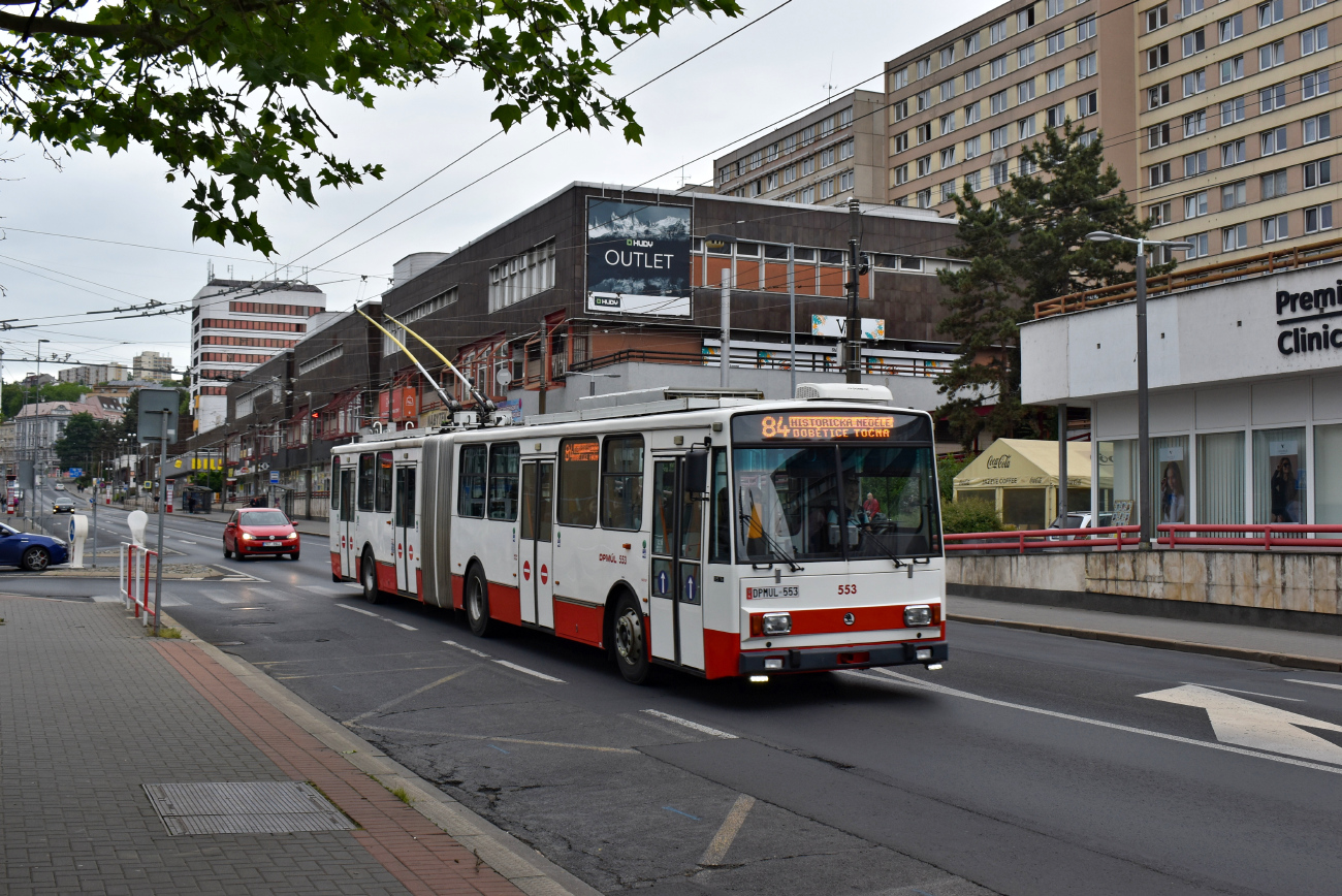 Усти-над-Лабем, Škoda 15Tr12/6 № 553; Усти-над-Лабем — «Историческое воскресенье» — Эксплуатация исторических ТС (Škoda 15Tr, Škoda 22Tr и Tedom C12D)