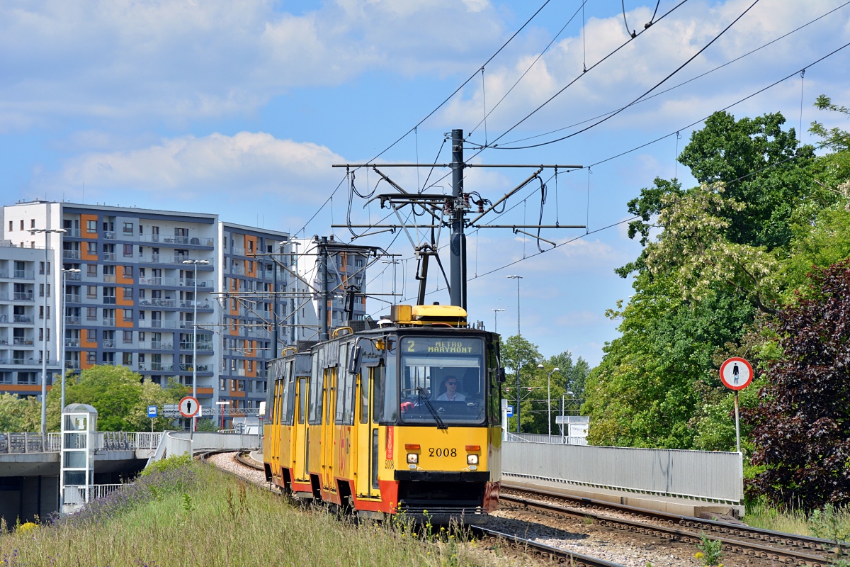 Варшава, Konstal 105Ni № 2008