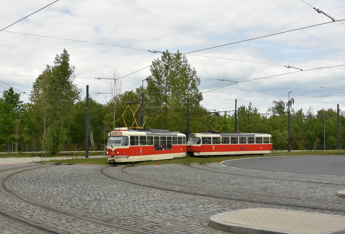 Прага, Tatra T3R.PLF № 8757