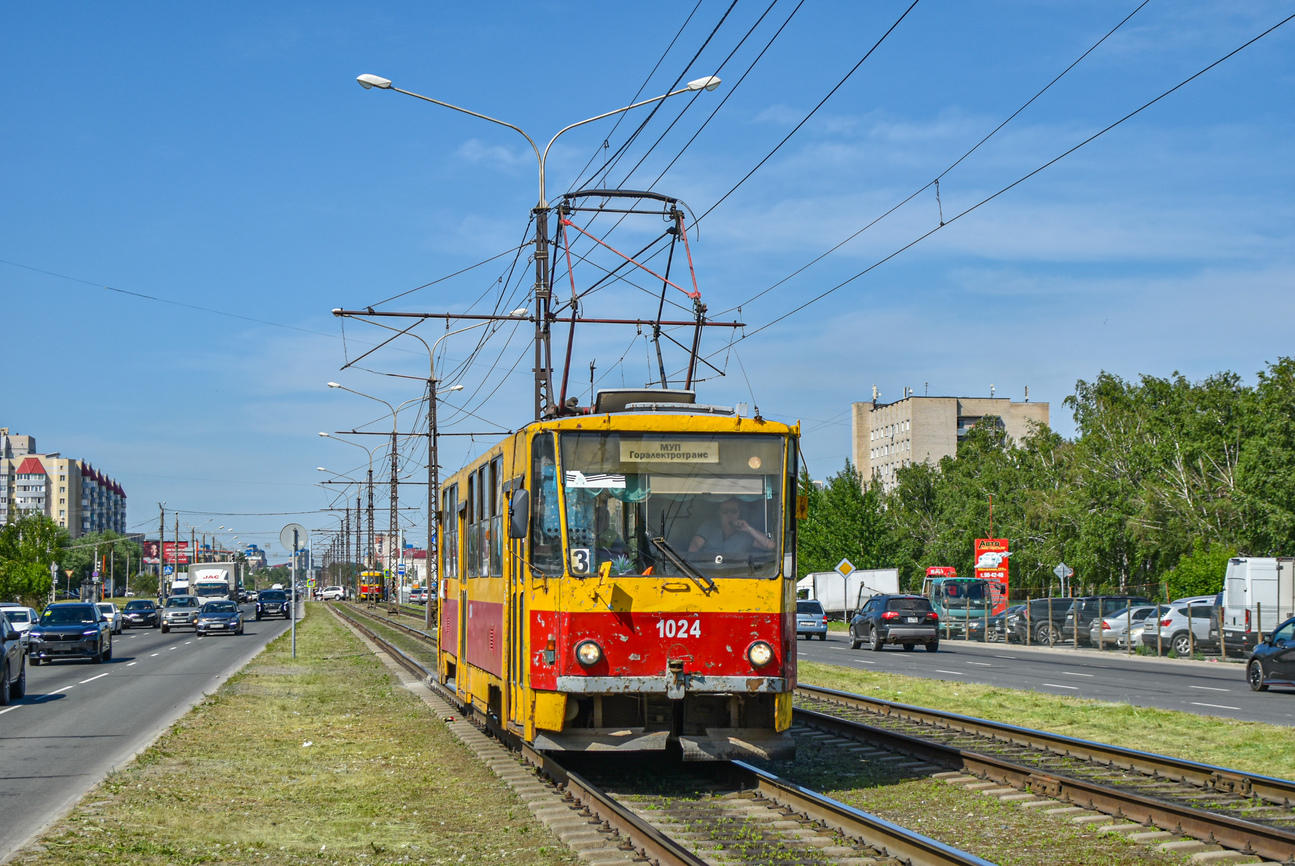 Барнаул, Tatra T6B5SU № 1024