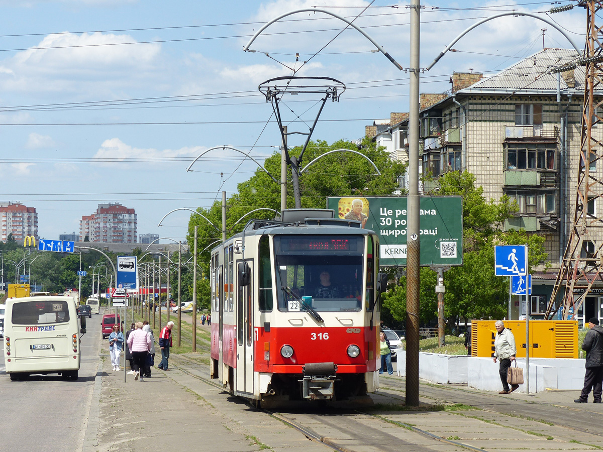 Kiev, Tatra T6A5 Nr. 316