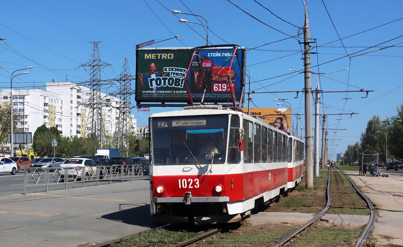 Самара, Tatra T6B5SU № 1023
