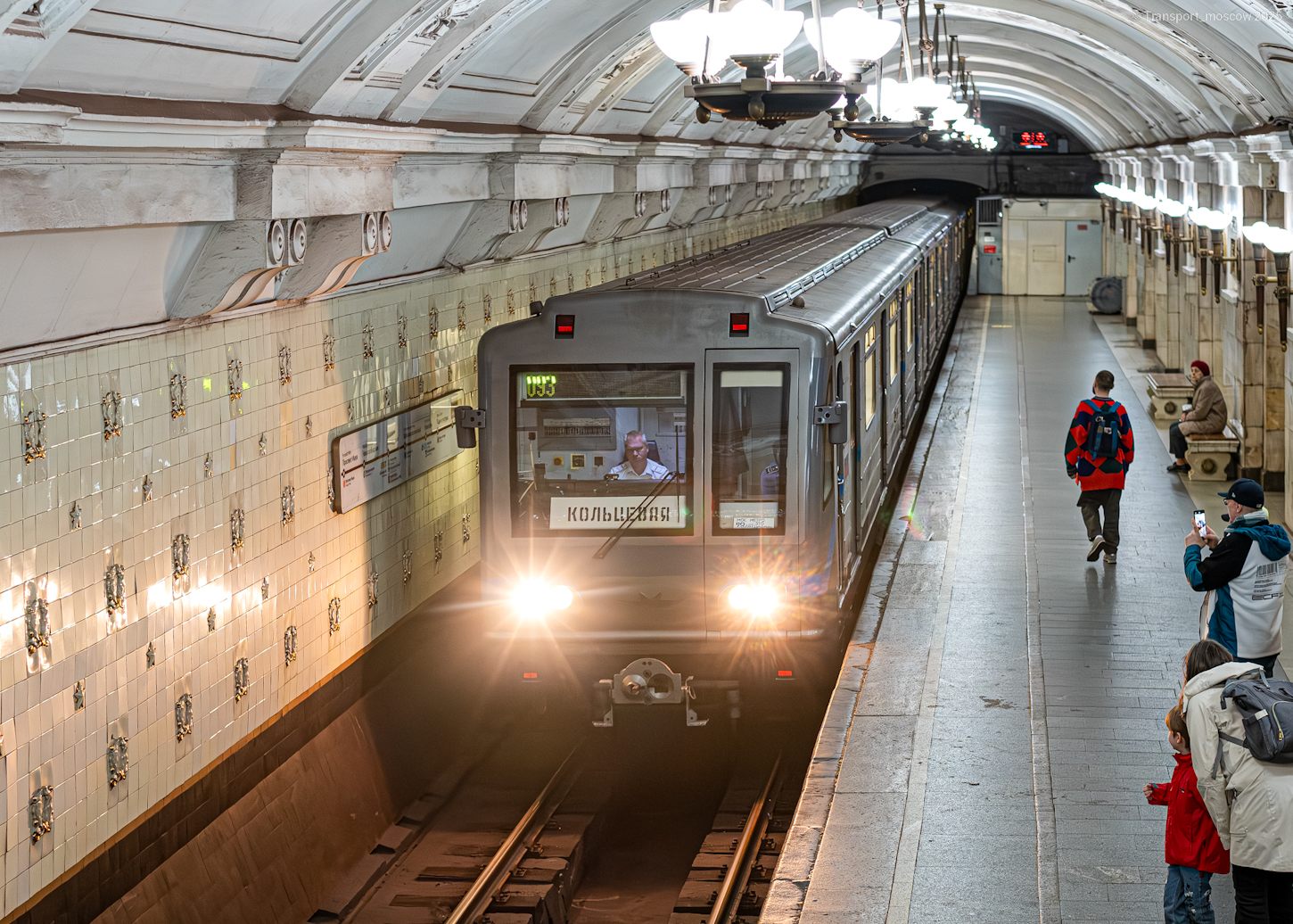 Maskva, 81-717.6 nr. 27016; Maskva — Festive events, exhibitions of rolling stock and a train parade dedicated to the 90th anniversary of the Moscow Metro on May 15-18, 2025