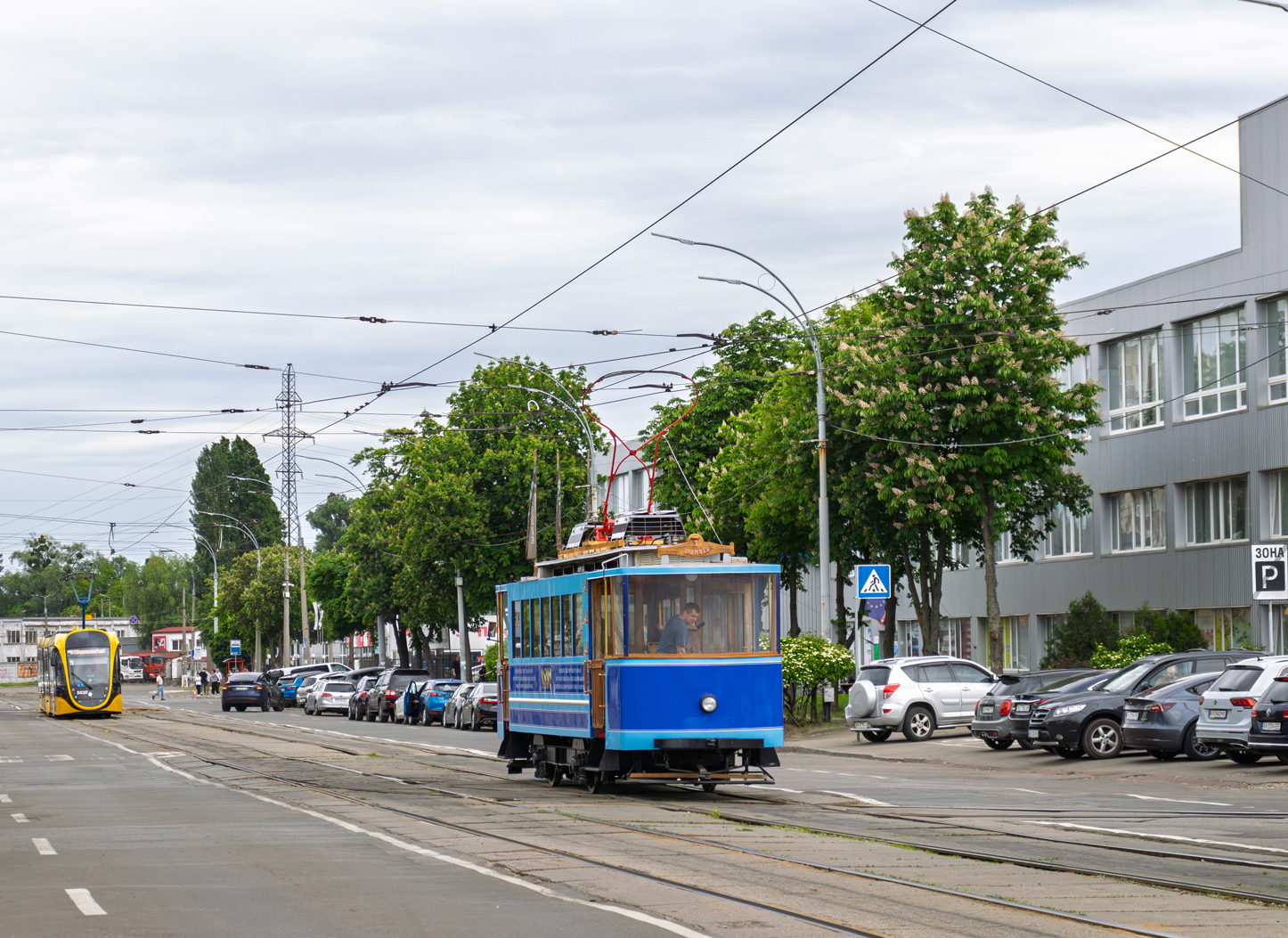 კიევი, 2-axle motor car № 1892; კიევი — Presentation of tram No. 1892 after the first stage of repairs