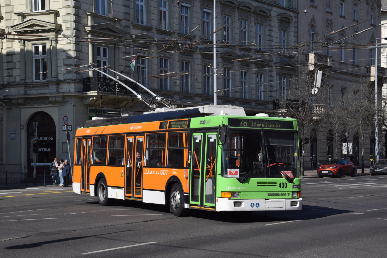 Будапешт, Ikarus 411T № 400 Будапешт, Ikarus 411T № 400