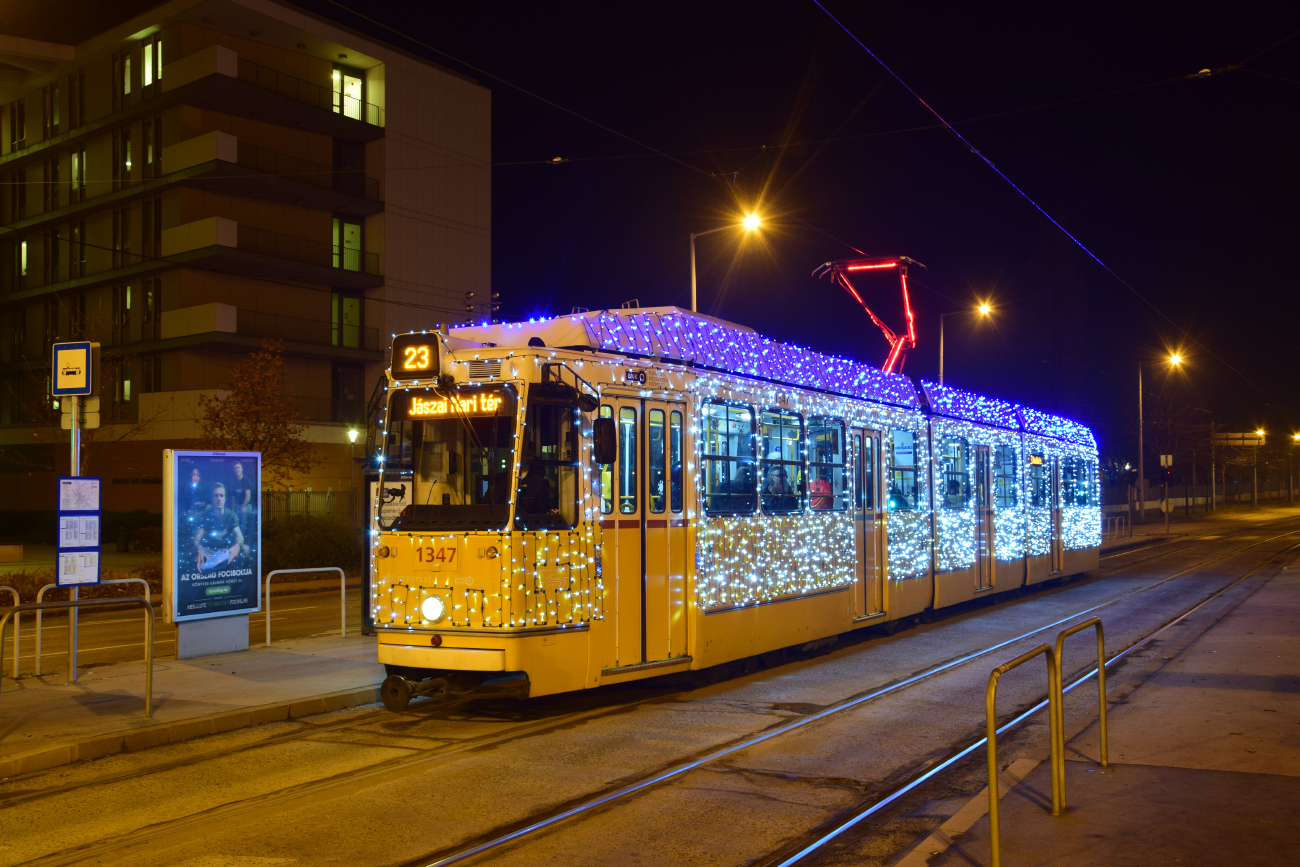 Будапешт, Ganz-Hunslet KCSV7 № 1347; Будапешт — Рождественский транспорт