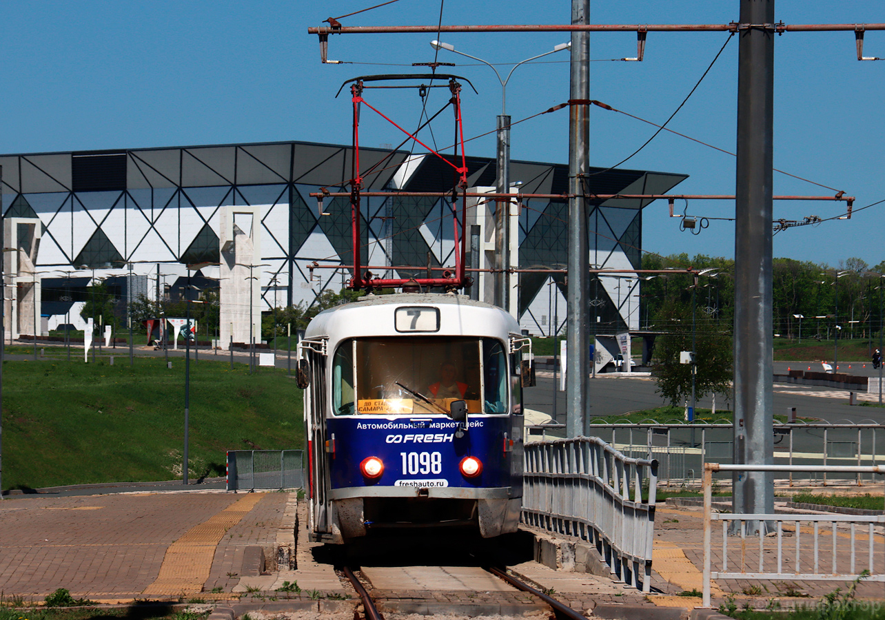 Самара, Tatra T3SU (двухдверная) № 1098