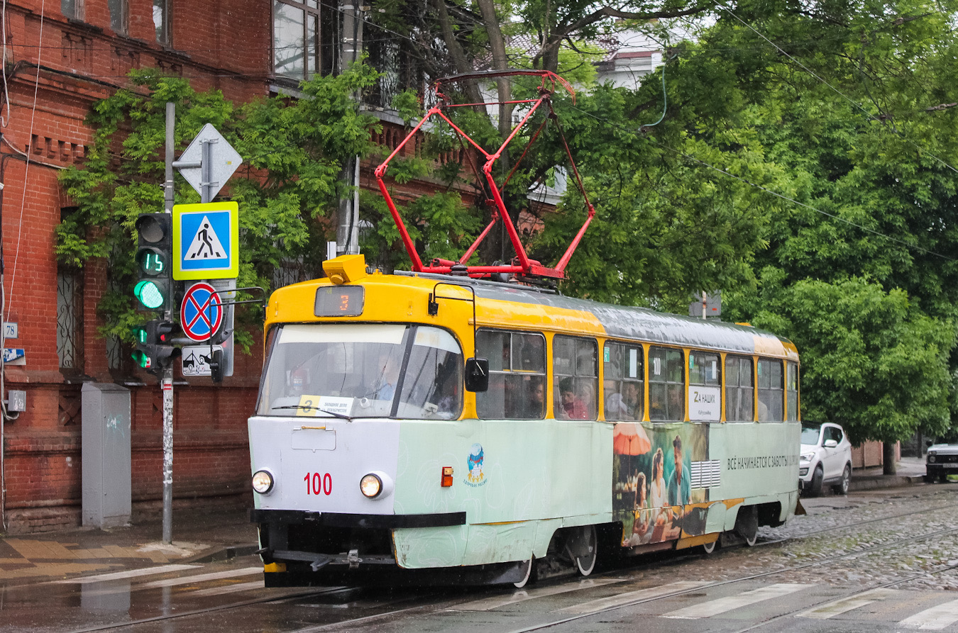Краснодар, Tatra T3SU № 100