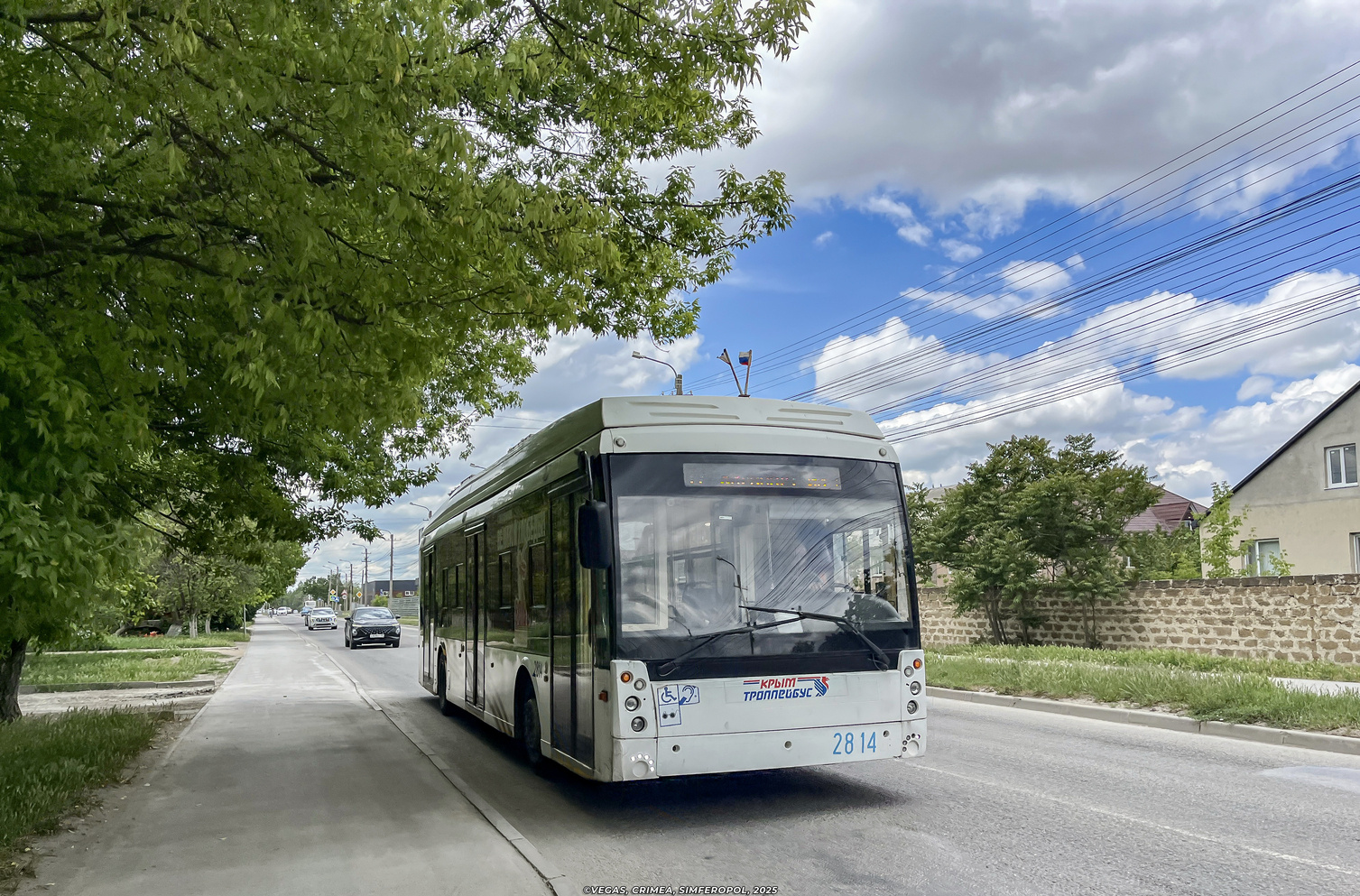 Крымский троллейбус, Тролза-5265.03 «Мегаполис» № 2814; Крымский троллейбус — Движение троллейбусов без КС (автономный ход)