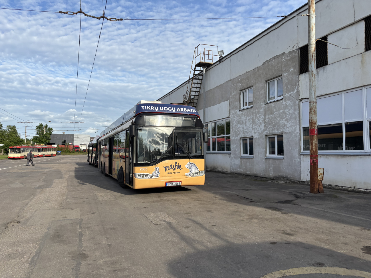 Вилнюс, Solaris Trollino II 15 AC № 2685