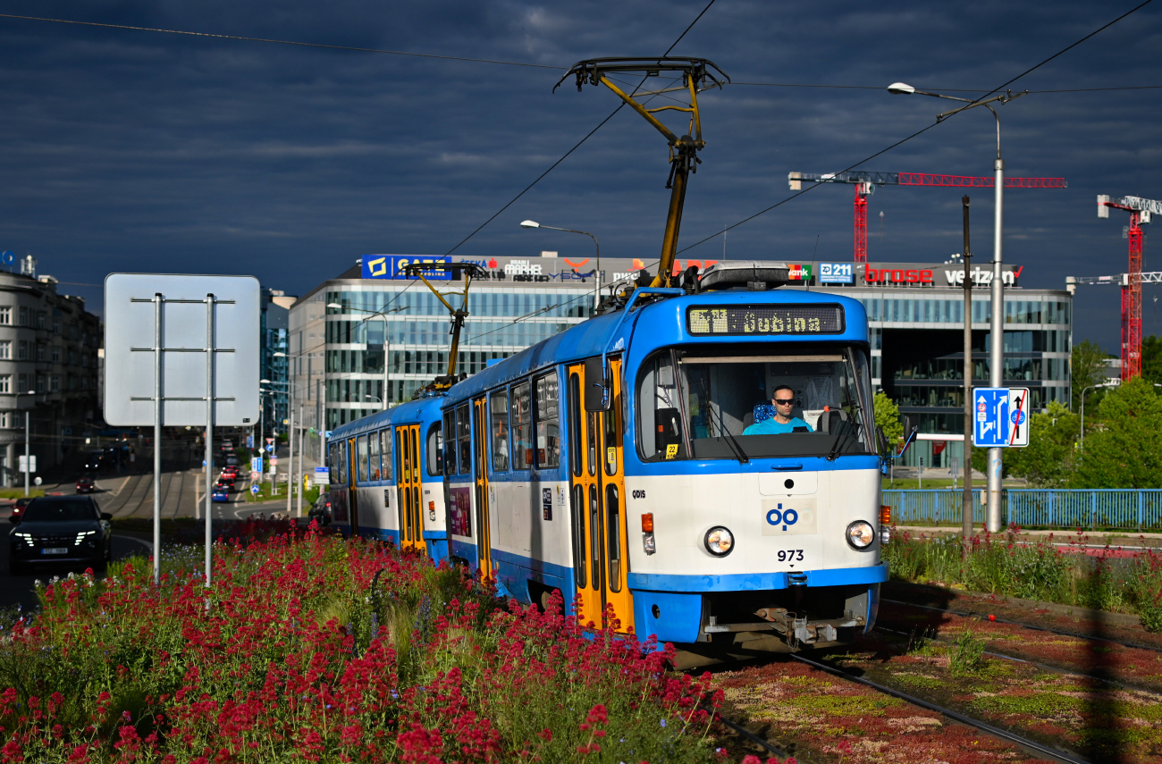 Ostrava, Tatra T3R.P № 973