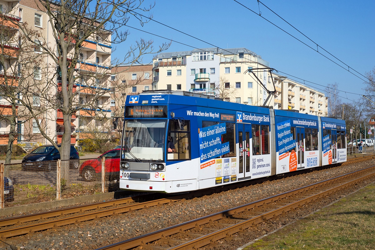 Бранденбург-на-Хафеле, Duewag MGT6D № 100